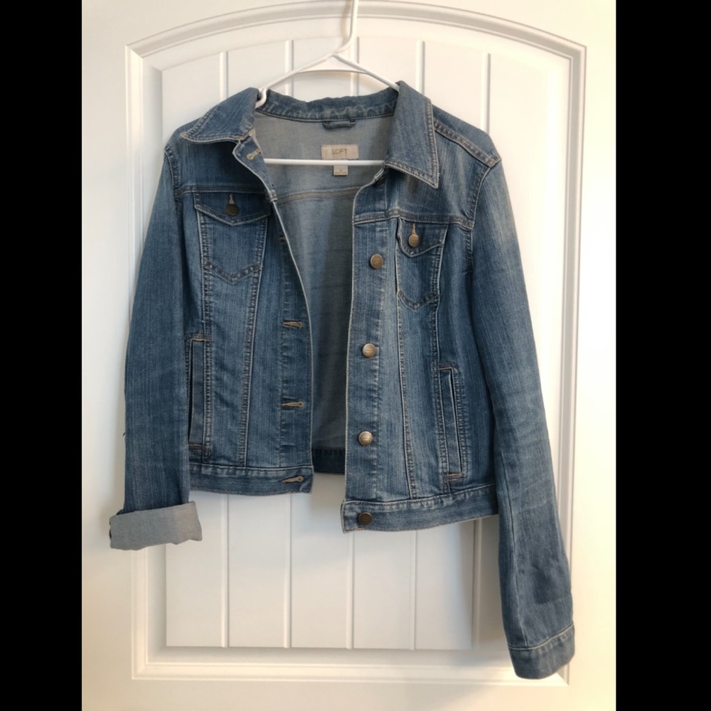 LOFT jean jacket - lots of life left!